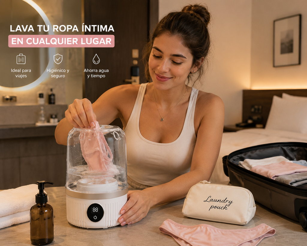 Mini Lavadora Ropa Interior Usb Batería